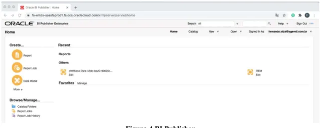 Figura 4 BI Publisher 