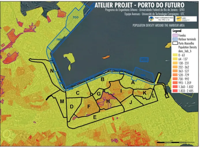 Figure 1 - GIS density data from Rio de Janeiro Source: Research data.