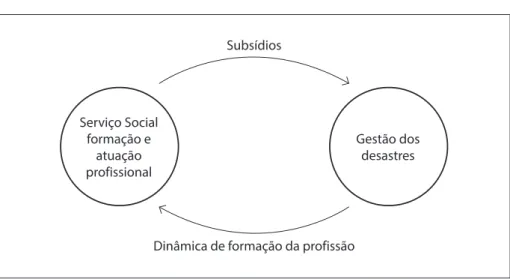 Figura 5.  Dinâmica de formação e atuação proissional