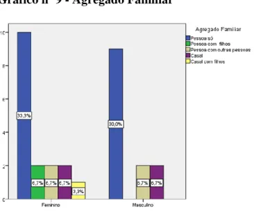 Gráfico nº 9 - Agregado Familiar 