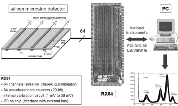 Fig. 1. Block diagram ofthe prototype detection system used in this work (see text for details).