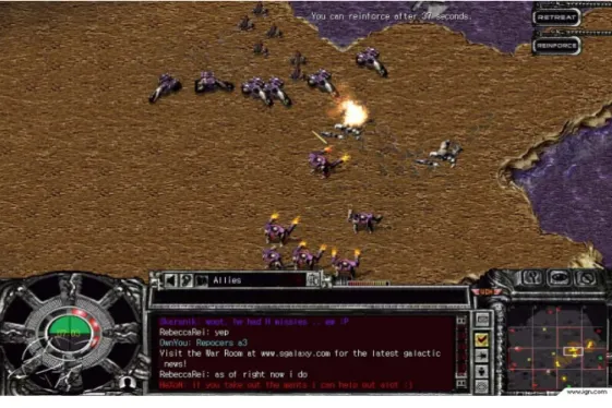 Figure 2.6: MMORTS Shattered Galaxy (taken from Shattered Galaxy).
