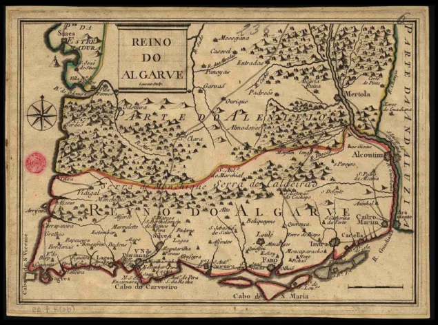 Fig. 3 – Mapa do Reino do Algarve 