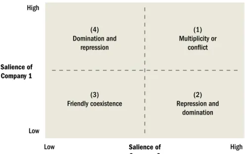 Figure 1 – Relational model for hybrid organizations