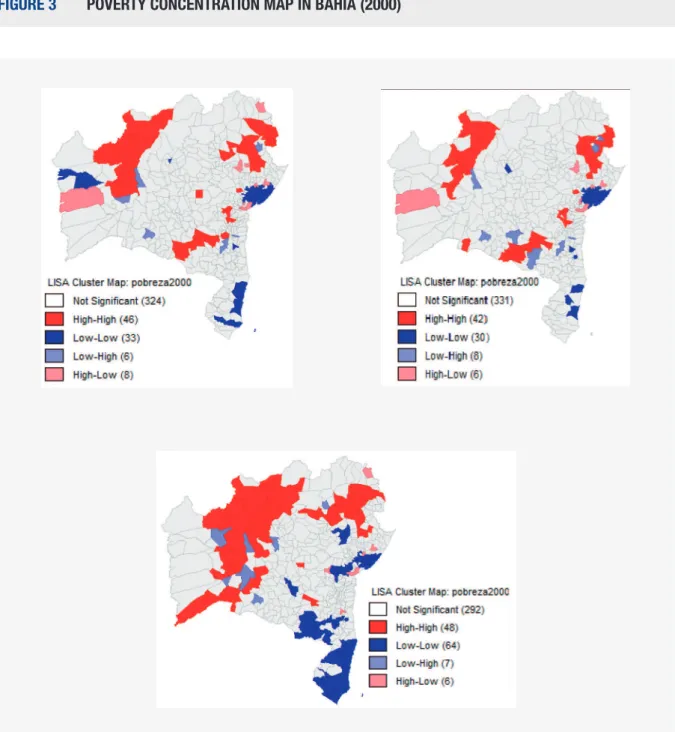 FIGURE 3  POVERTY CONCENTRATION MAP IN BAHIA (2000)