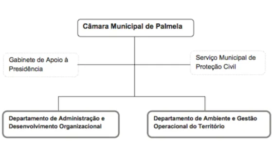 Ilustração 7. Regulamento da Estrutura Orgânica Nuclear da Câmara Municipal de Palmela 