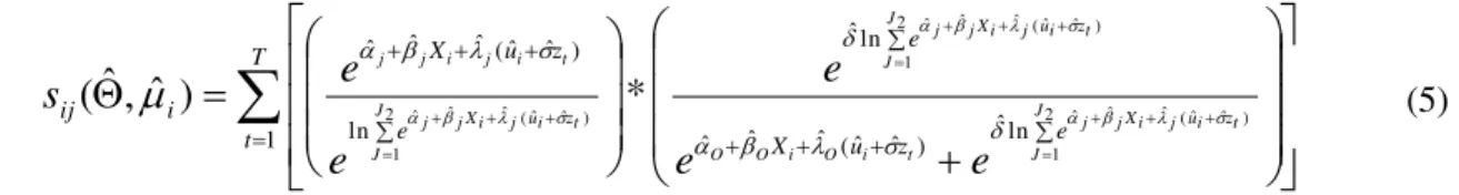 Table 3 presents the parameter estimates from the model, setting Abstention as the baseline for  identification purposes, and grouping the 5 less-relevant candidates into Others (Left) and Others (Right)  categories