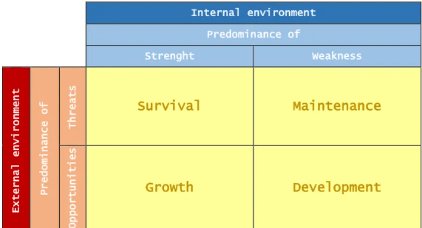 Figure 2  –  Components of the SWOT analysis