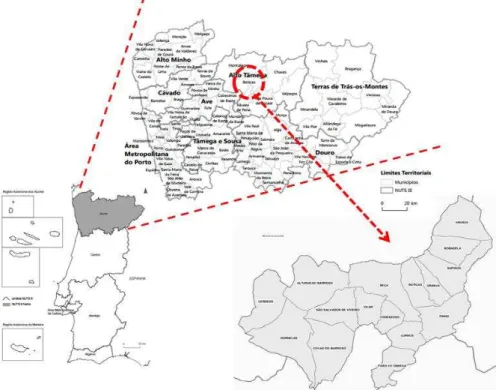 Figura 1  –  Localização do Concelho de Boticas 
