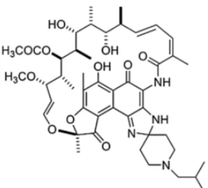 Figure 1.5. Chemical structure of RFB. 28