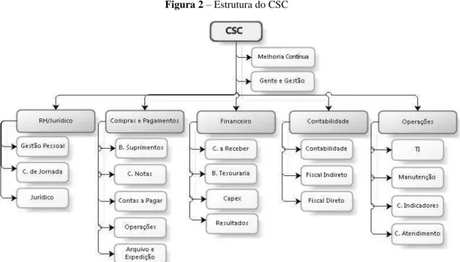 Figura 2  –  Estrutura do CSC 