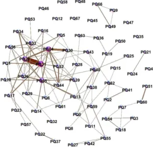 Figure 1 - The co-authorship network  Source: prepared by the authors. 