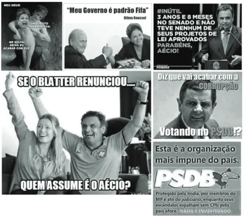 Figure 2 – Examples of visual messages in comments