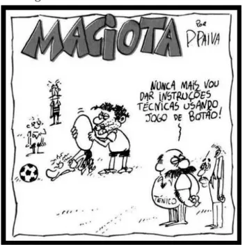 Figura 5 - Maciota como ingênuo/literal