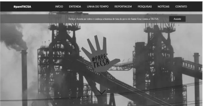 Figura 7 – Print do site do PACS