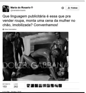 Figure 5 – Advertising encourages collective rape 17
