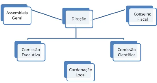 Figura 2- Organograma do Centro de Estudos Ibéricos. 