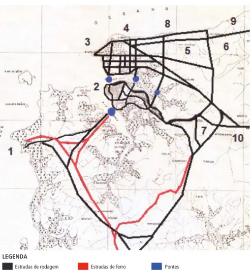Figura 1 – Plano de expansão da cidade de São Luís
