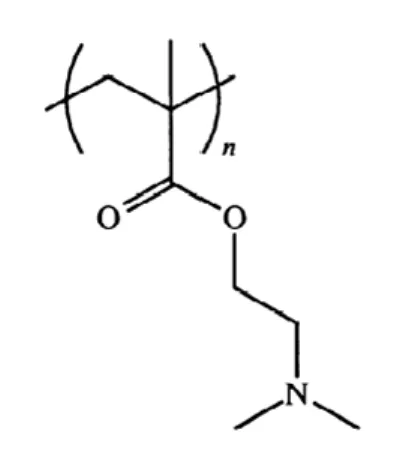 Figure 7- Schematic representation of PDMAEMA monomer [70]. 