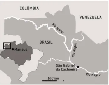 Figure 1. Northwest Brazilian Amazon. 