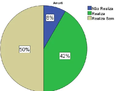 Figura 18 - Percentagem de desempenho de Amorti na Avaliação Sumativa 
