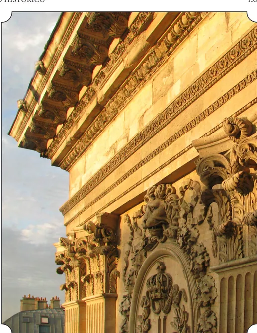 Figura 13 Pavillon de Beauvais, fachada norte do Louvre  Fotografia do autor, julho de 2009