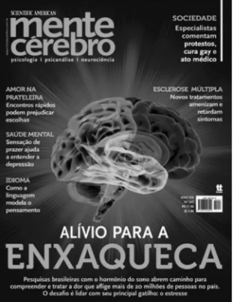 Figura 5. Revista Mente e Cérebro, edição 247, de agosto de 2013: “Alívio para enxaqueca”.