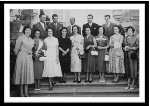 Figura 1: Grupo de Professores que lecionaram no ano inaugural 1955-1956.