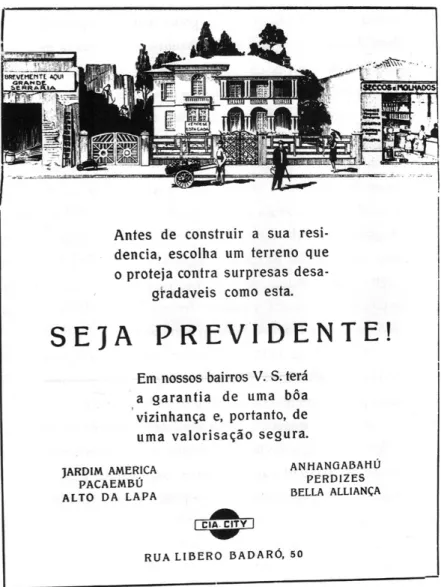 Figura 4 – Anúncio publicado na Revista Architectura e Construcções, em 1930, propõe que se  evite a diversidade
