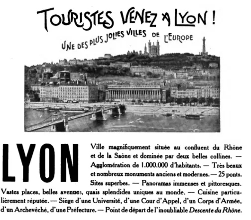 Figura 1 – Anúncio do SIL. Fonte: Agenda PLM – Paris-Lyon-Méditerranée. Vers la renaissanse  du tourisme