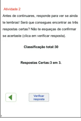 Fig. 3. Scores enable the progress throughout the book. 