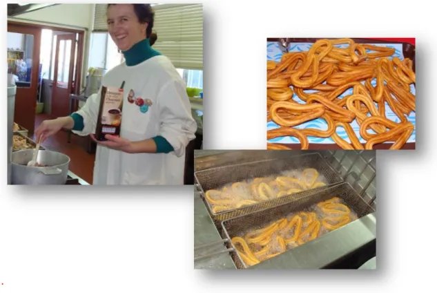 Fig. 10 - Preparação de chocolate quente e churros