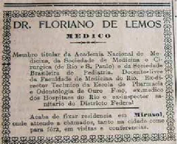 Figure 1 – O Municipio, 1926.