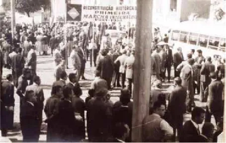 Figure 4 – Partial view of the reenactment of the First Integralist March.  