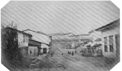 Figure 1 – Largo do Piques, São Paulo, 1862. Photo by   Militão A. de Azevedo. Source: Lago, 2001, p