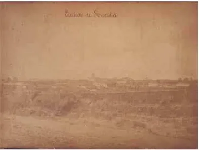 Figure 4 – Sorocaba City: taken from above the cemetery. On the left can be  seen the profile of Serra de São Francisco; 1876, albumen, 22 x 30 cm