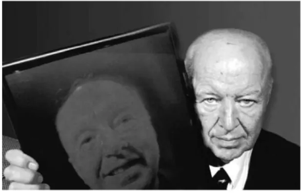 Figura 9 - Yuri Denisyuk (1927-2006) con su retrato hologr´ afico de reflexi´ on (H. J