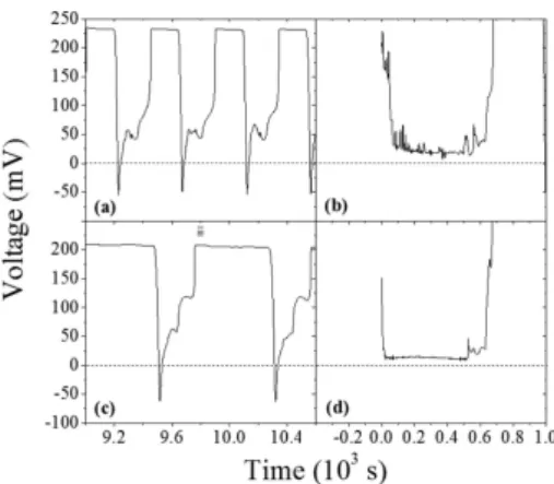 Figure 7 - Oscillations for needle 6, 2 mL of a 5.0 mol/L NaCl solution in the 10 mL syringe