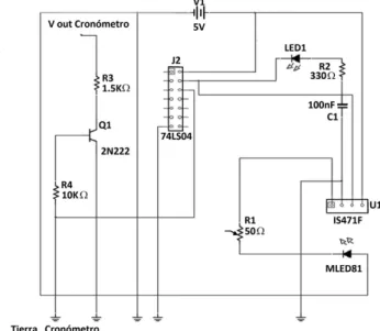 Figure 2 - Circuito de las fotoceldas.