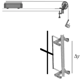 Figure 3 - Montaje para caida libre.