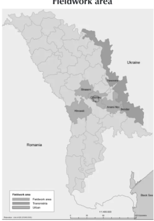 FIGURE 2 Fieldwork area