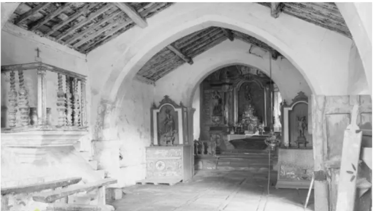 Fig. 9 – Interior da Igreja de São Miguel,   (data desconhecida). 