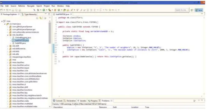 Figura 3.2: Ambiente de desenvolvimento, eclipse. 