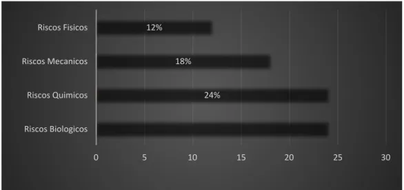 Gráfico 5. Distribuição da formação sobre riscos