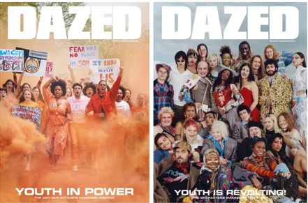 Figura 14 - Dazed &amp; Confused Magazine &#34;Youth in Power: The Anti-gun activists changing America”, 2018; 