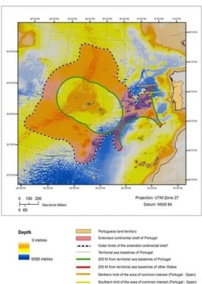 Figura 3 - Limites exteriores da plataforma continental 