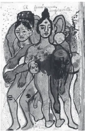 Figura 4.  Lâmina 42:  “O Fenômeno Imprevisto”, de  aproximadamente 1954.