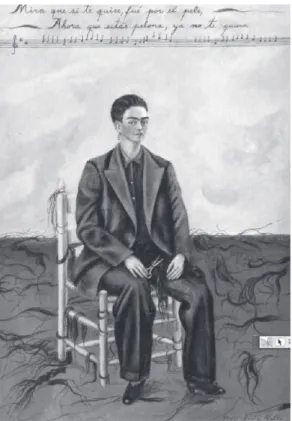 Figura 3.  “Auto-Retrato de Cabelos Cortados”,  de  1940 Óleo sobre tela, 173,5 x 173 cm