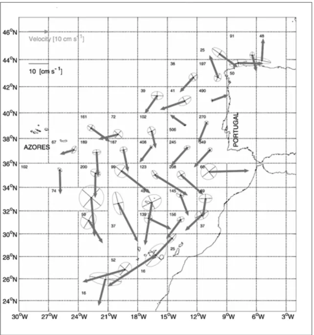 Figure 7 Surface Circulation on The Eastern North Atlantic (Martins et al. 2002) 