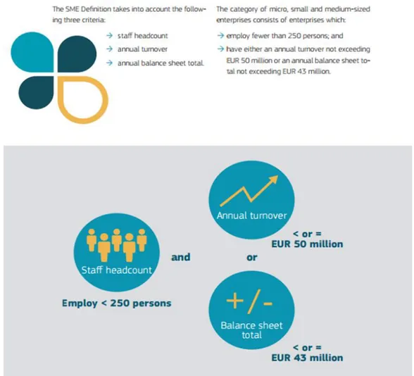 Figure 1 – Definition of small and medium sized businesses  